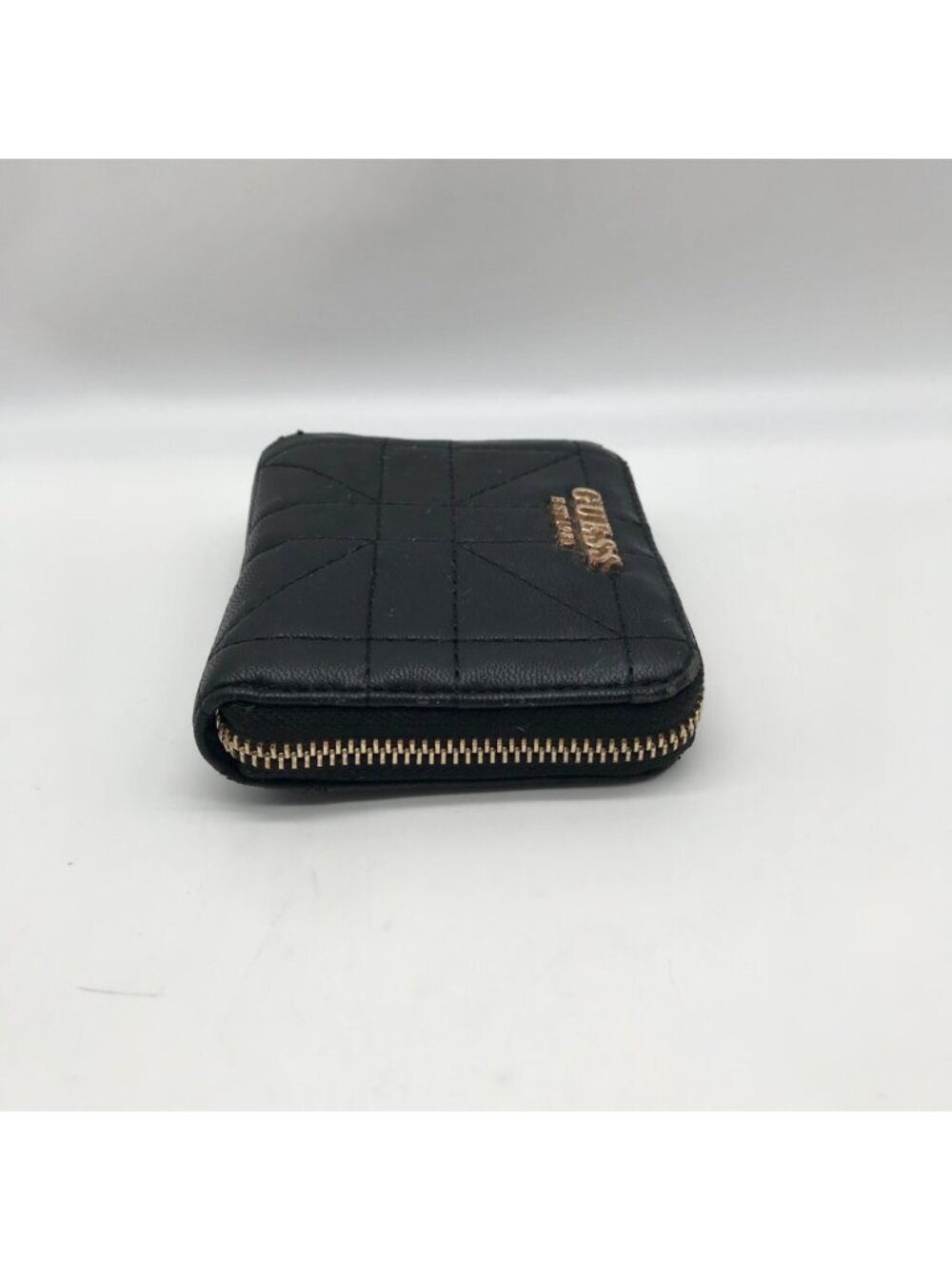 Guess Black Faux Leather Assia Small Zip Around Wallet - Picture 3 of 11